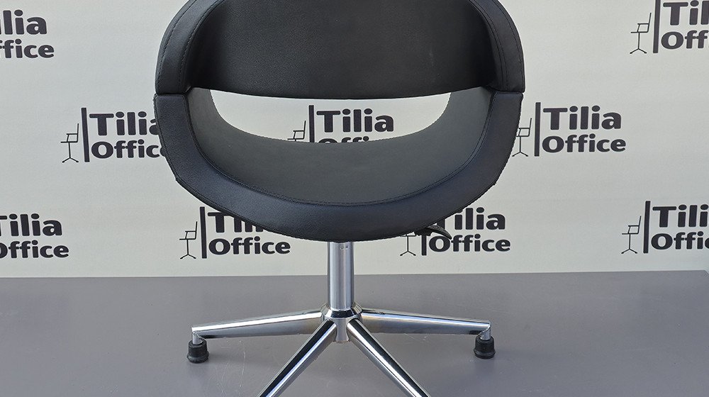 Vera Kuaför Tarama Çalışma Bekleme Koltuğu Krom Konik Sabit Ayak